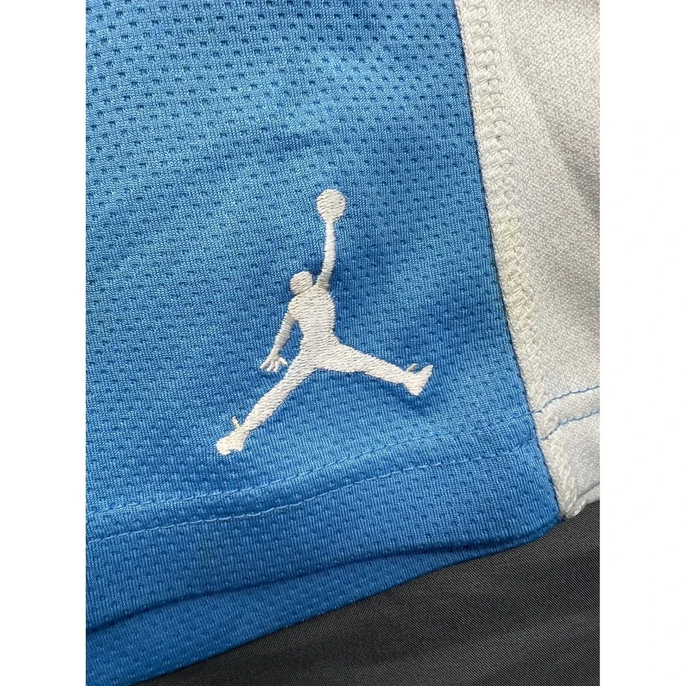 Jordan Basketball Shorts Boys XL Blue White Fair Dri-FIT Mesh Athletic 3937
